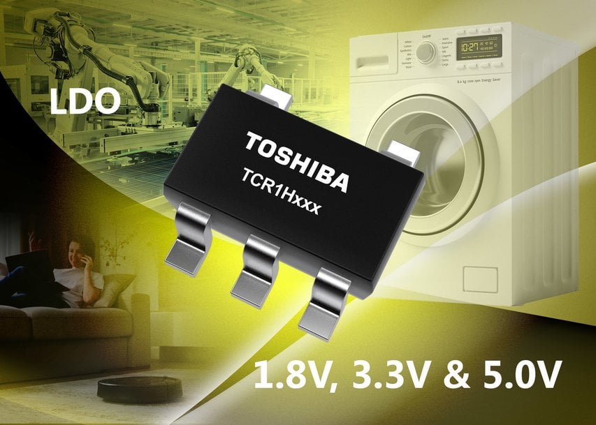 Toshiba lance une nouvelle gamme de régulateurs LDO à faible courant et haute tension d'entrée